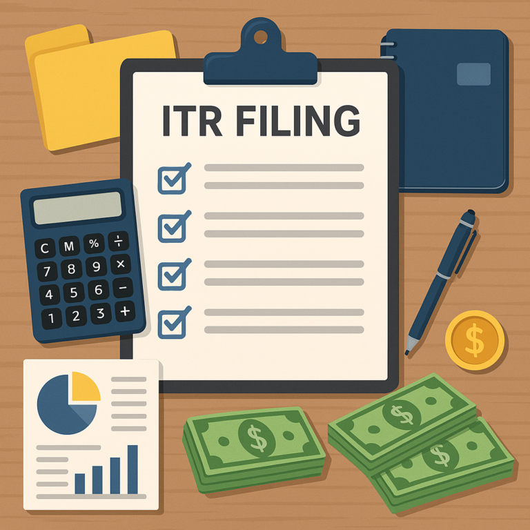 step-by-step guide for Income Tax Return (ITR) filing process in India for Assessment Year (AY) 2025-26 (Financial Year 2024-25)